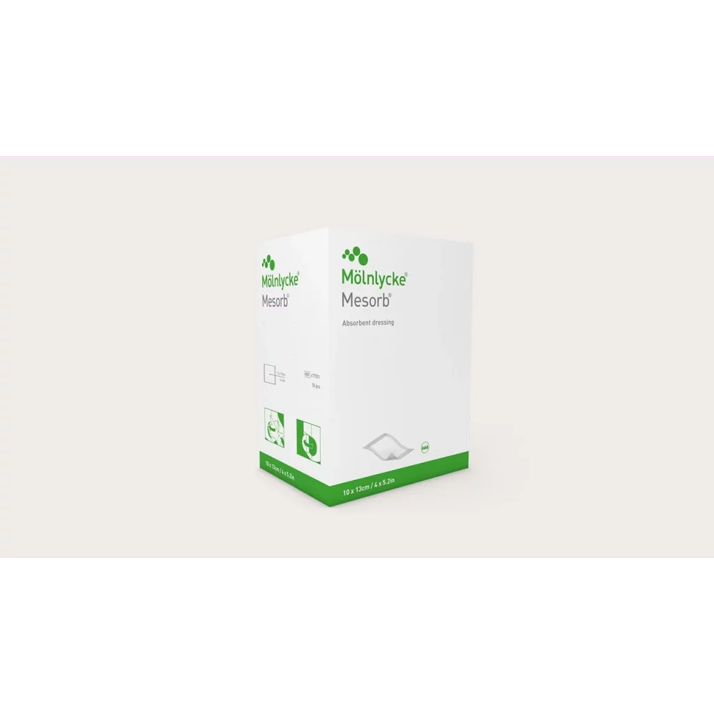 KOMPRESSER  absorberende sterile nonwoven 10x23 cm MESORB