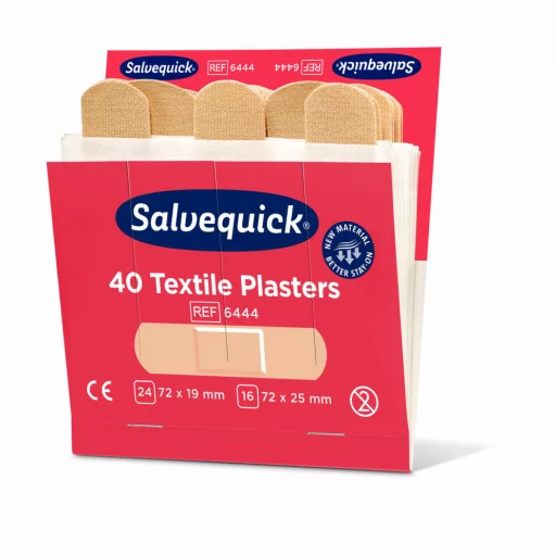 PLASTER Salvequick tekstil refill 6444 /Optra Quick