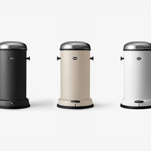 AVFALLSBØTTE VIPP 15 (14 liter) sort