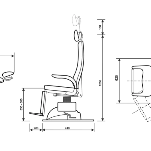 ØNH-stol Oto P/V PROFESSIONAL 1 motor