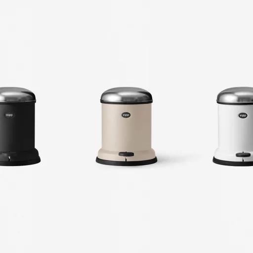 AVFALLSBØTTE VIPP 13 (4 liter), sort