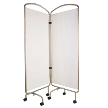 SKJERMVEGG 100 cm. m/fast plate - høyde 175 cm.