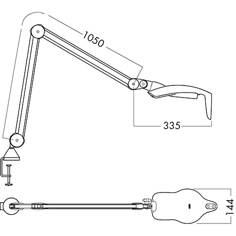 US-LAMPE LHH G2 LED for takstamme (best.separat)
