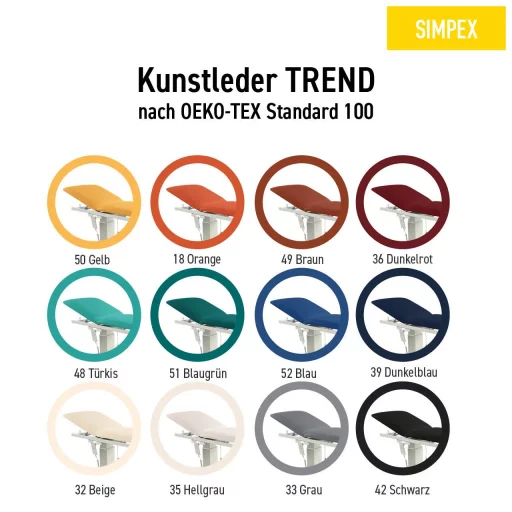 US-BENK VITA-GYN 3-delt elektrisk hev-/senkbar 65x195xh 51-91cm