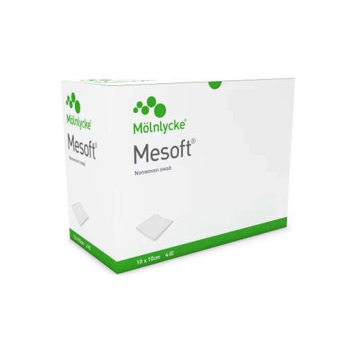 KOMPRESSER sterile nonwoven 10x10 cm "MESOFT" 5x30 pr. pk