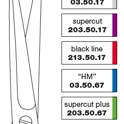 SAKS MAYO Supercut plus bøyd 17 cm