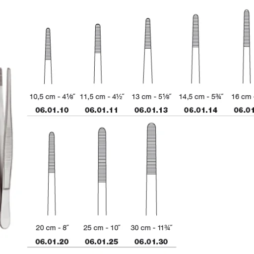 Pinsett anatomisk medium 160mm