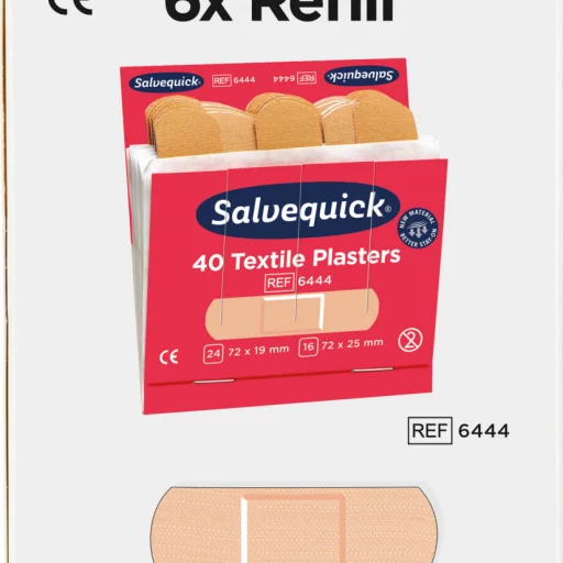 PLASTER Salvequick tekstil refill 6444 /Optra Quick