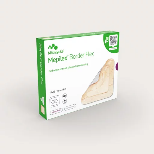 KOMPRESSER MEPILEX Border Flex 10x10cm 2pk