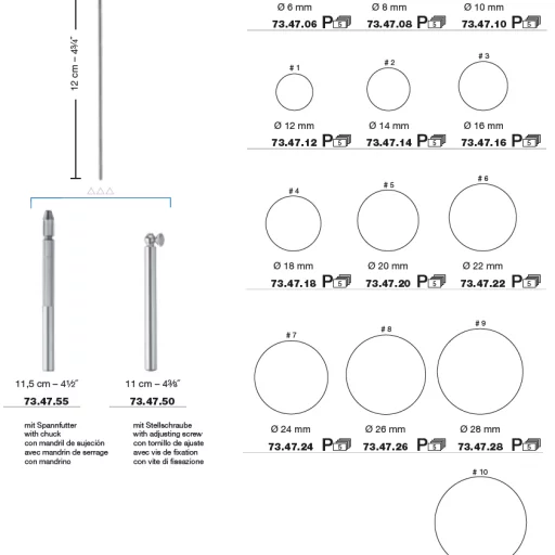 LARYNX SPEIL fig. 10 - Ø=30 mm - Medicon