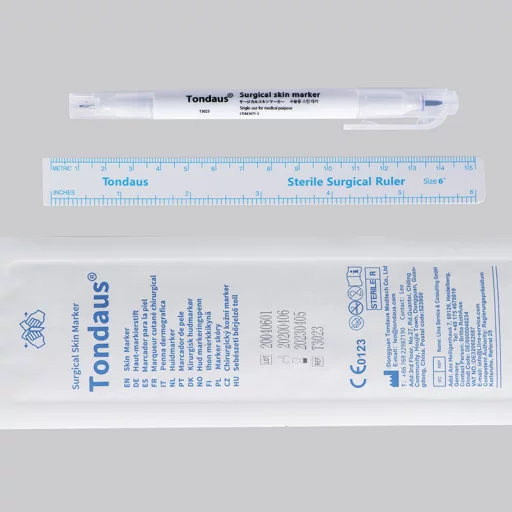 Hudmerkepenn steril twin tip 0,5/1mm T3023 (erstatter Key Surgical SM-300)