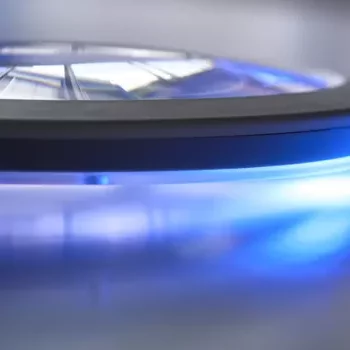 Lupelampe Opticlux Hand hvitt+Woods lys Ø160mm D3,5/1,9x