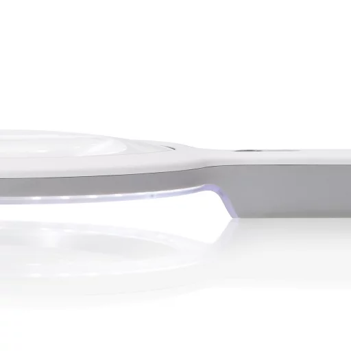 Lupelampe Opticlux Hand hvitt+Woods lys Ø160mm D3,5/1,9x