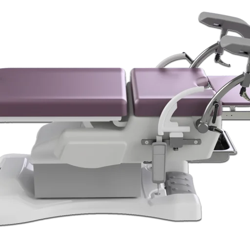 Uttrekkbar benplate for Alma gyn-stol