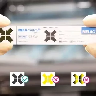 MELAcontrol Type 5 Indikator pk. á 250 stk
