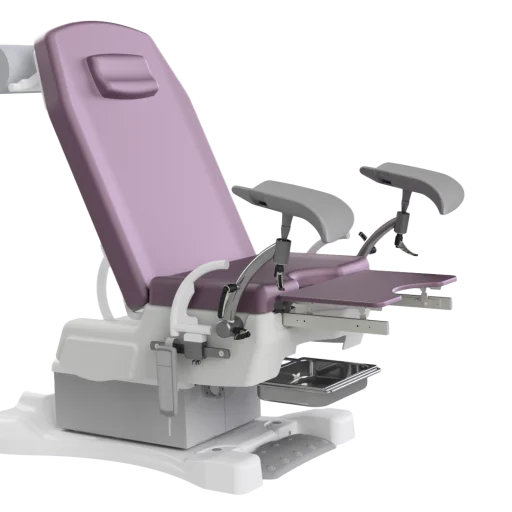 Uttrekkbar benplate for Alma gyn-stol
