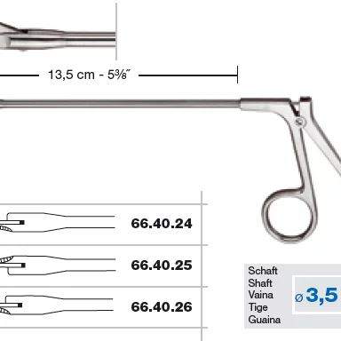 Saks nese skaftlengde 13,5cm rett