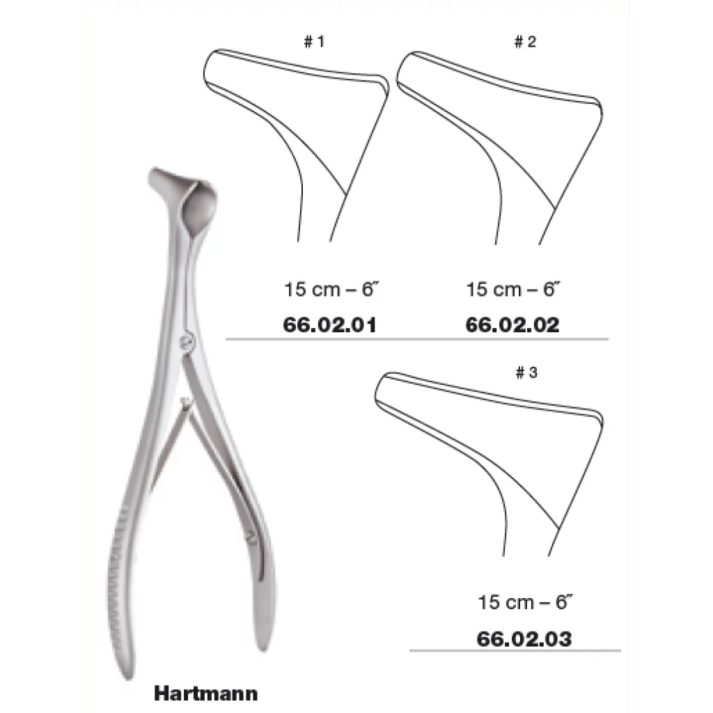 Nesespekulum Hartmann 15cm fig 2