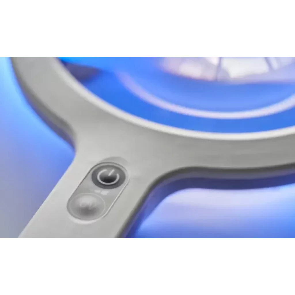 Lupelampe Opticlux Hand hvitt+Woods lys Ø160mm D3,5/1,9x