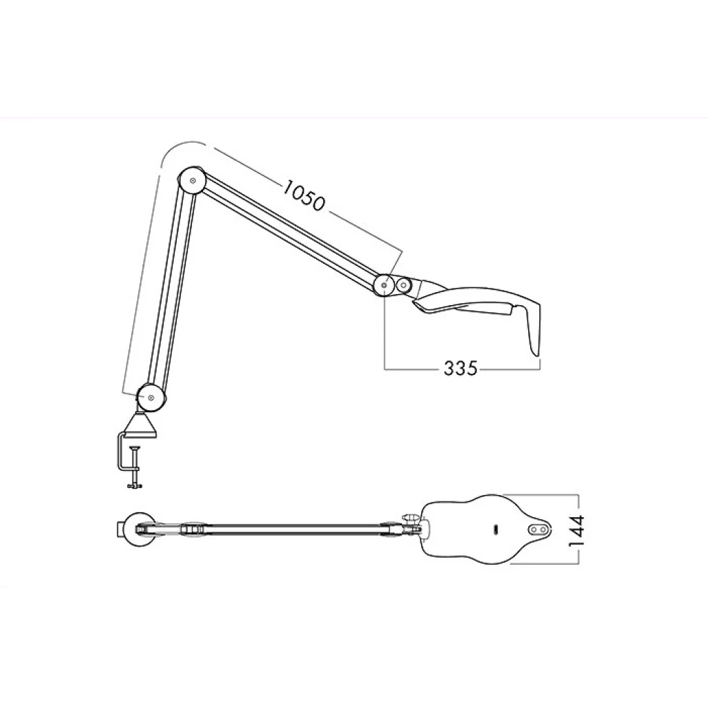 US-LAMPE LHH G2 LED for takstamme (best.separat)