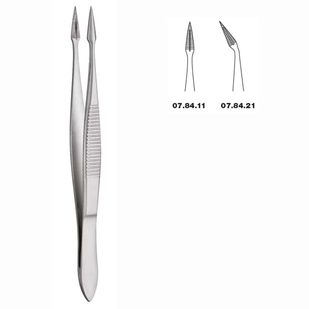 Flisepinsett Hunter rett 10,5cm - Medicon