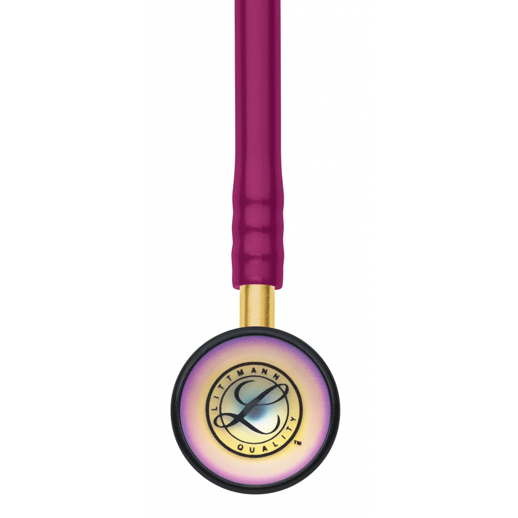 STETOSKOP LITTMANN CLASSIC II, infant/nyfødt -bringebær/regnbue/messing 2157