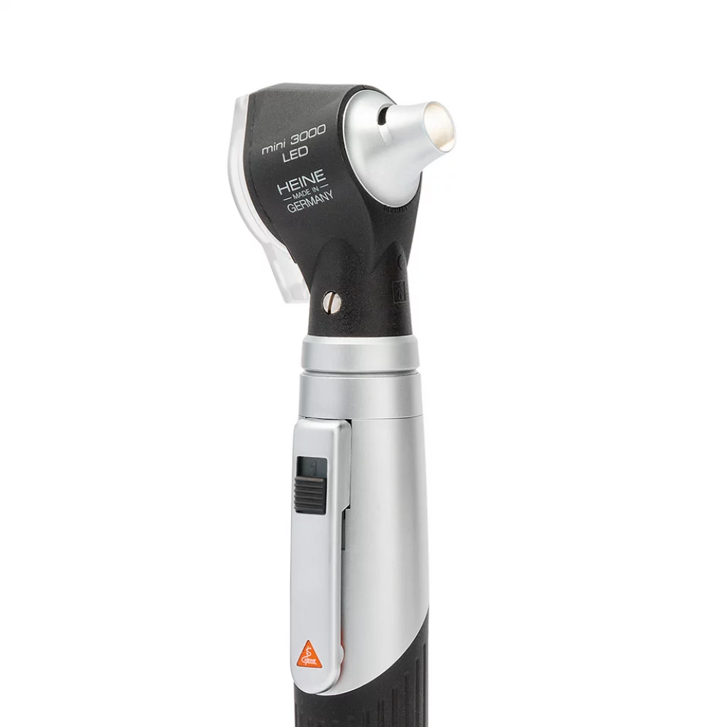 OTOSKOPSETT mini 3000 LED med batterihåndtak, i etui D-856.20.021