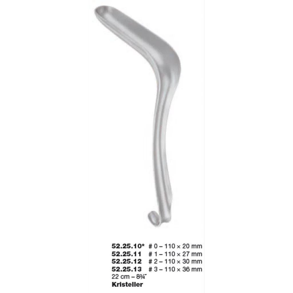 Vaginal spekulum Kristeller fig 3 110x36 mm.
