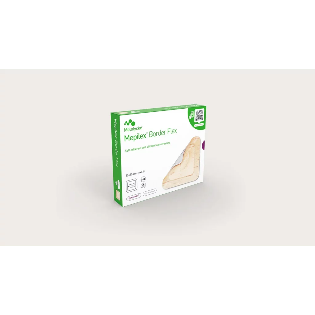 KOMPRESSER MEPILEX Border Flex 10x10cm 2pk