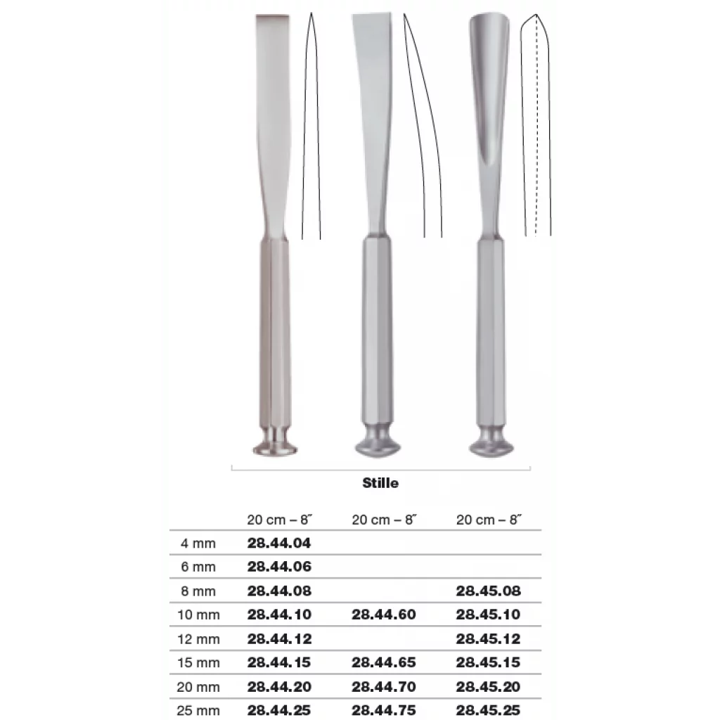 Osteotom Stille 10mm 20cm