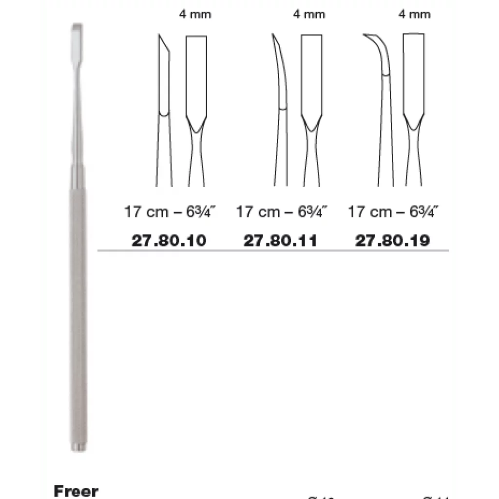 Meisel Freer 4mm 17cm rett