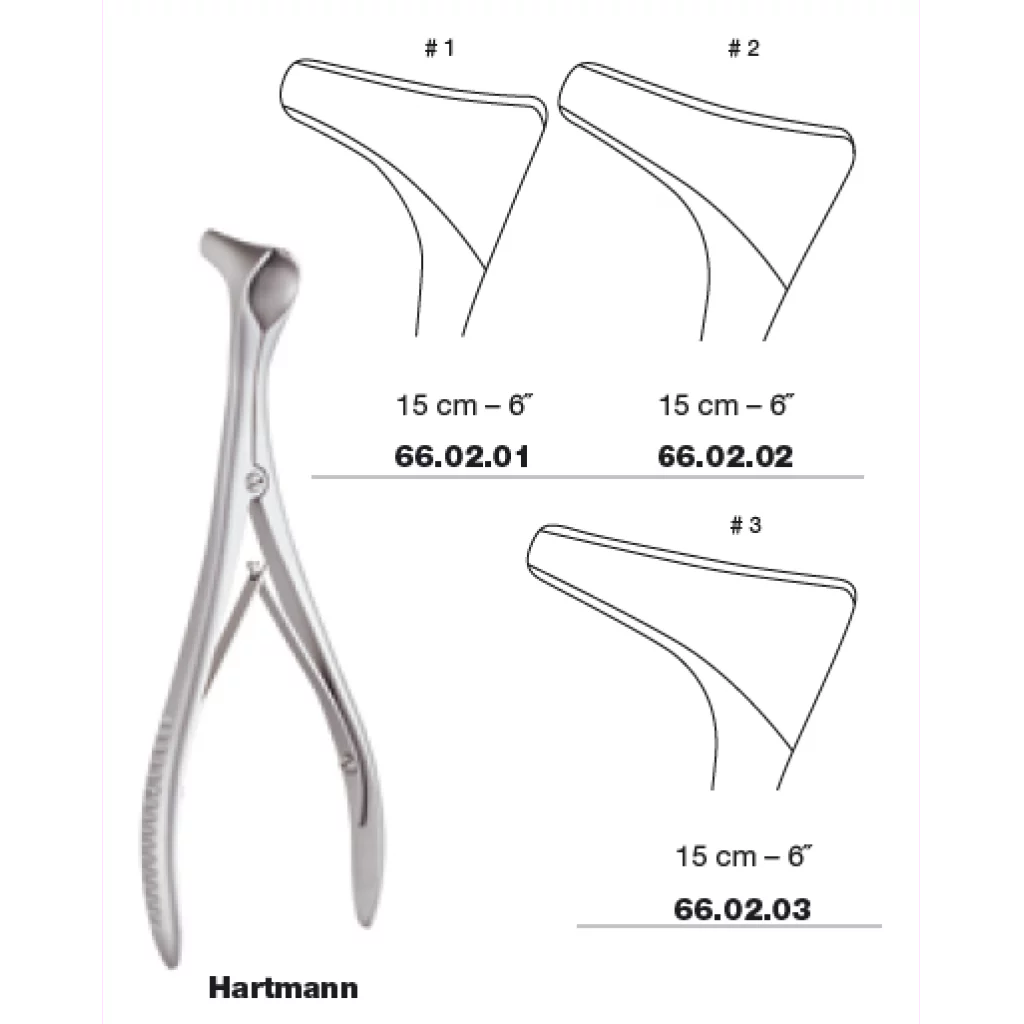 Nesespekulum Hartmann 15cm fig 1