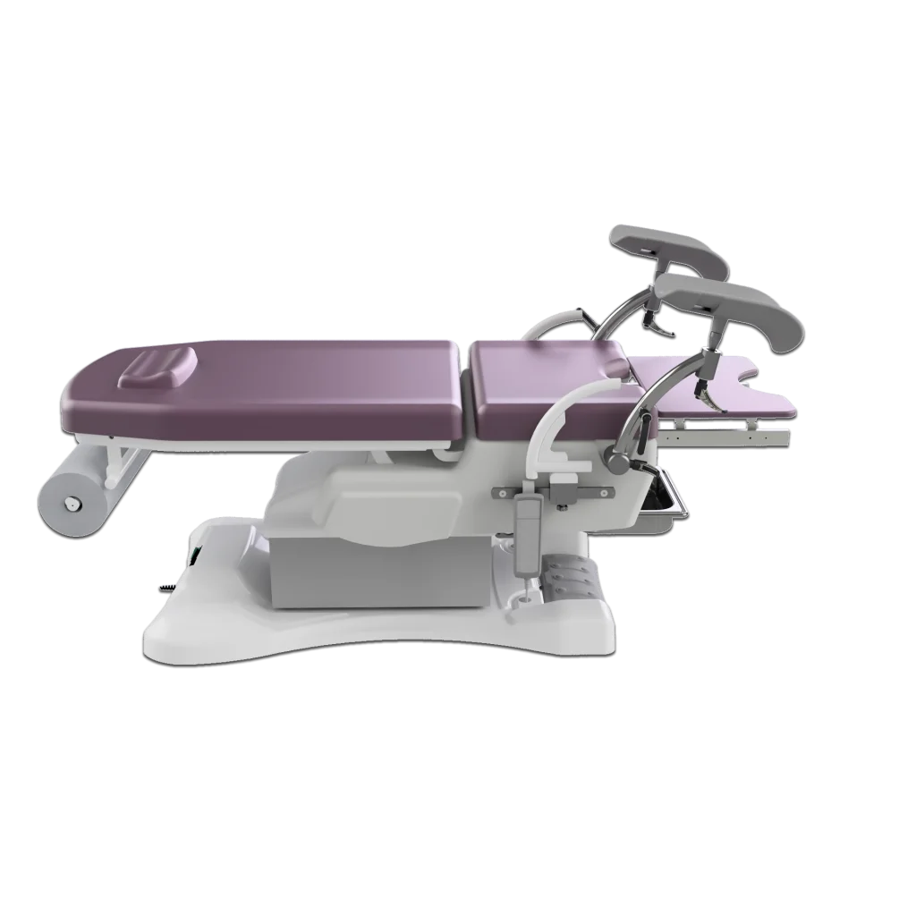 Uttrekkbar benplate for Alma gyn-stol