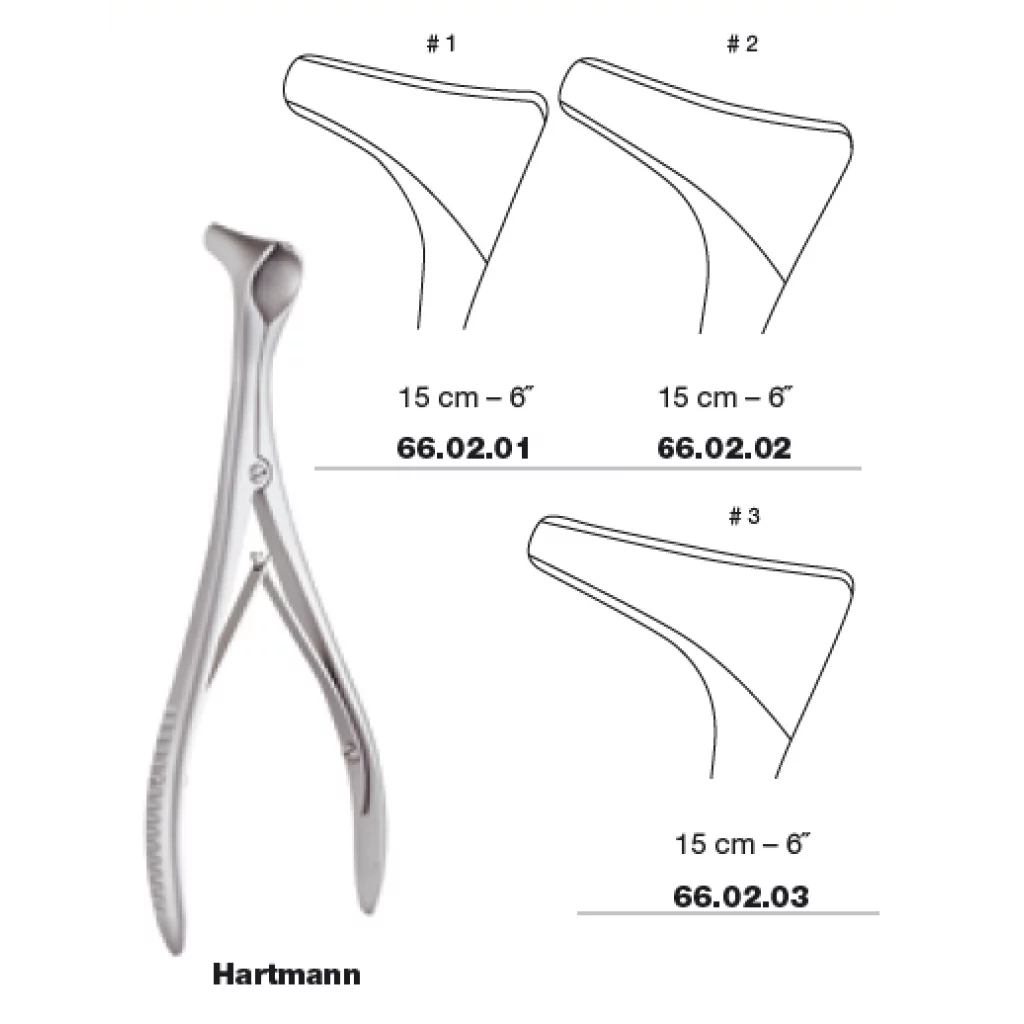 Nesespekulum Hartmann 15cm fig 3