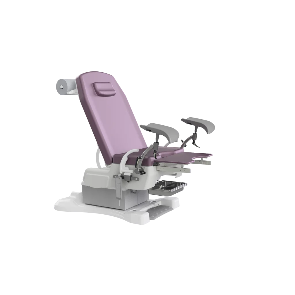 Uttrekkbar benplate for Alma gyn-stol