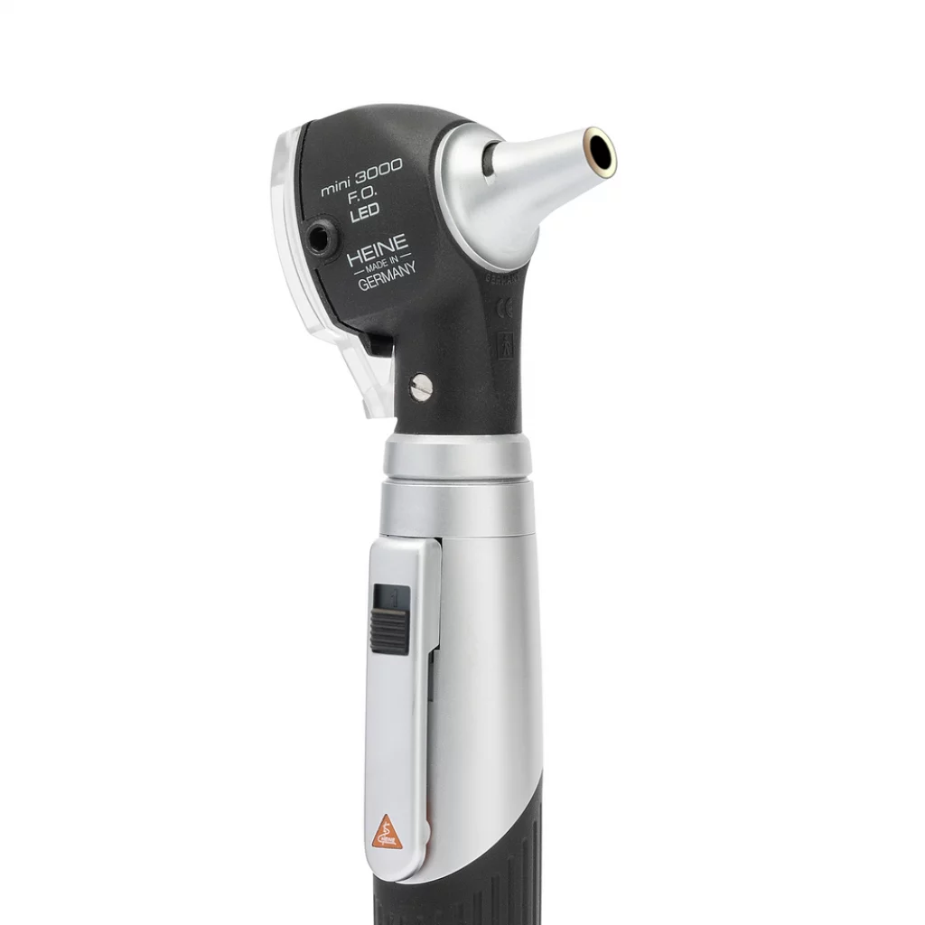 OTOSKOPSETT mini 3000 LED F.O. m/batterihåndtak og etui D-885.20.021