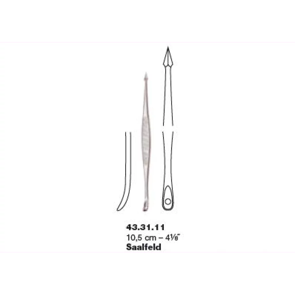 KOMEDONSKJE SAALFELD m/aknekniv 10,5 cm