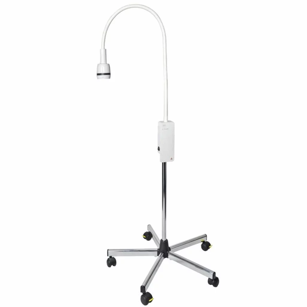 US-LAMPE HEINE EL 3 LED m/svanehals, gulvstativ