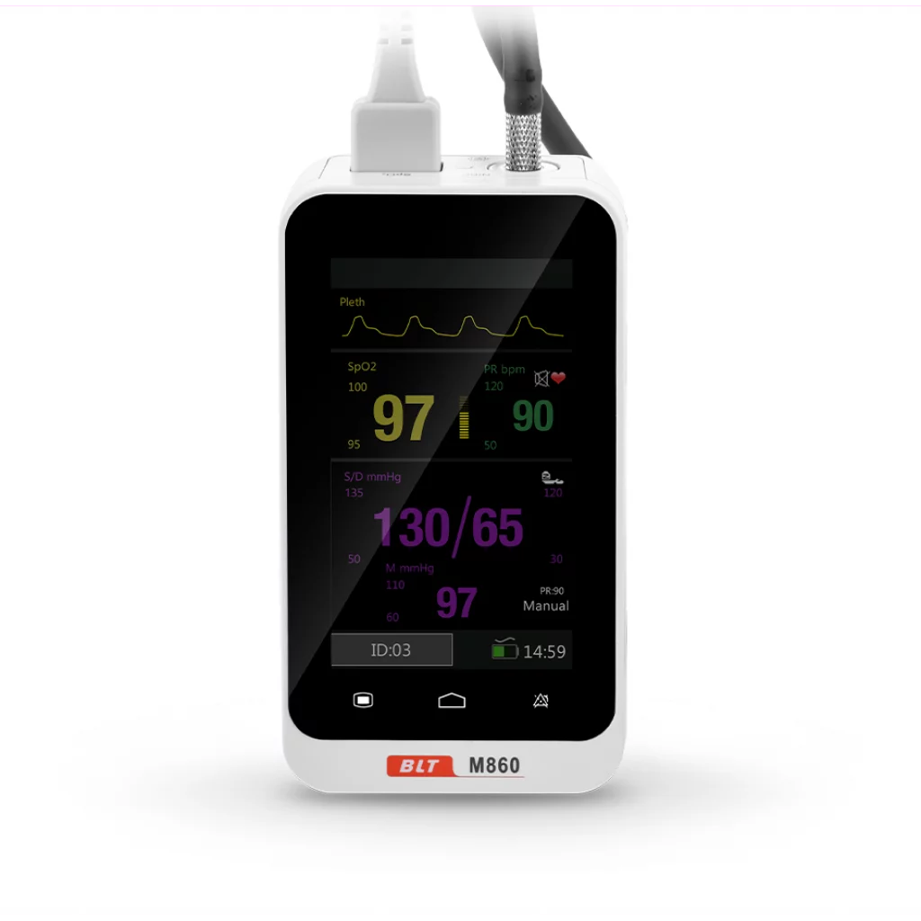 Biolight M860 Blodtrykksapparat og pulsoxymeter 4,3" touch-skjerm