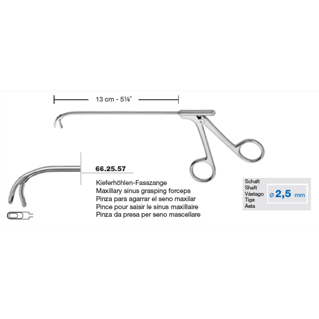 Fattetang maxillary sinus bøyd dw 13cm