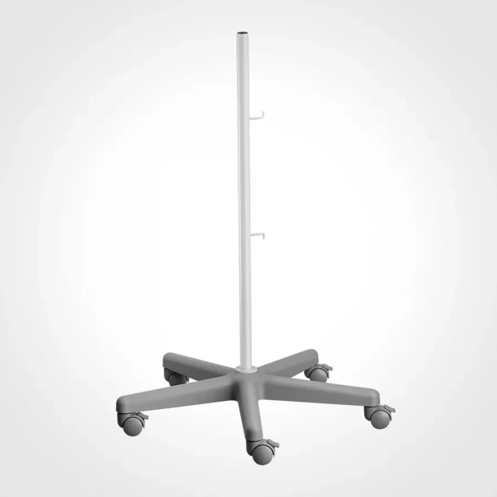 Gulvstativ Derungs m. låsbare hjul