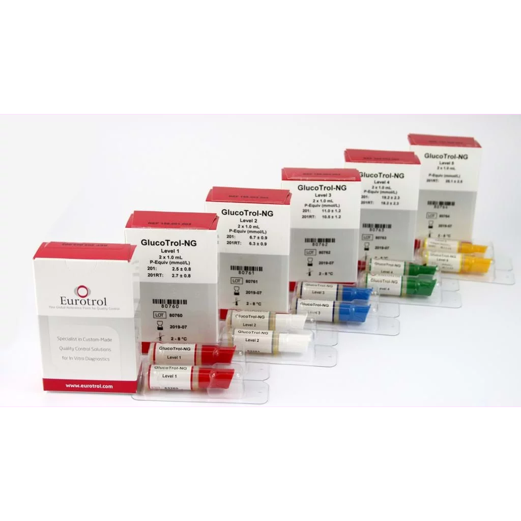 HEMOCUE KONTROLL GlucoTrol høy verdi level 3