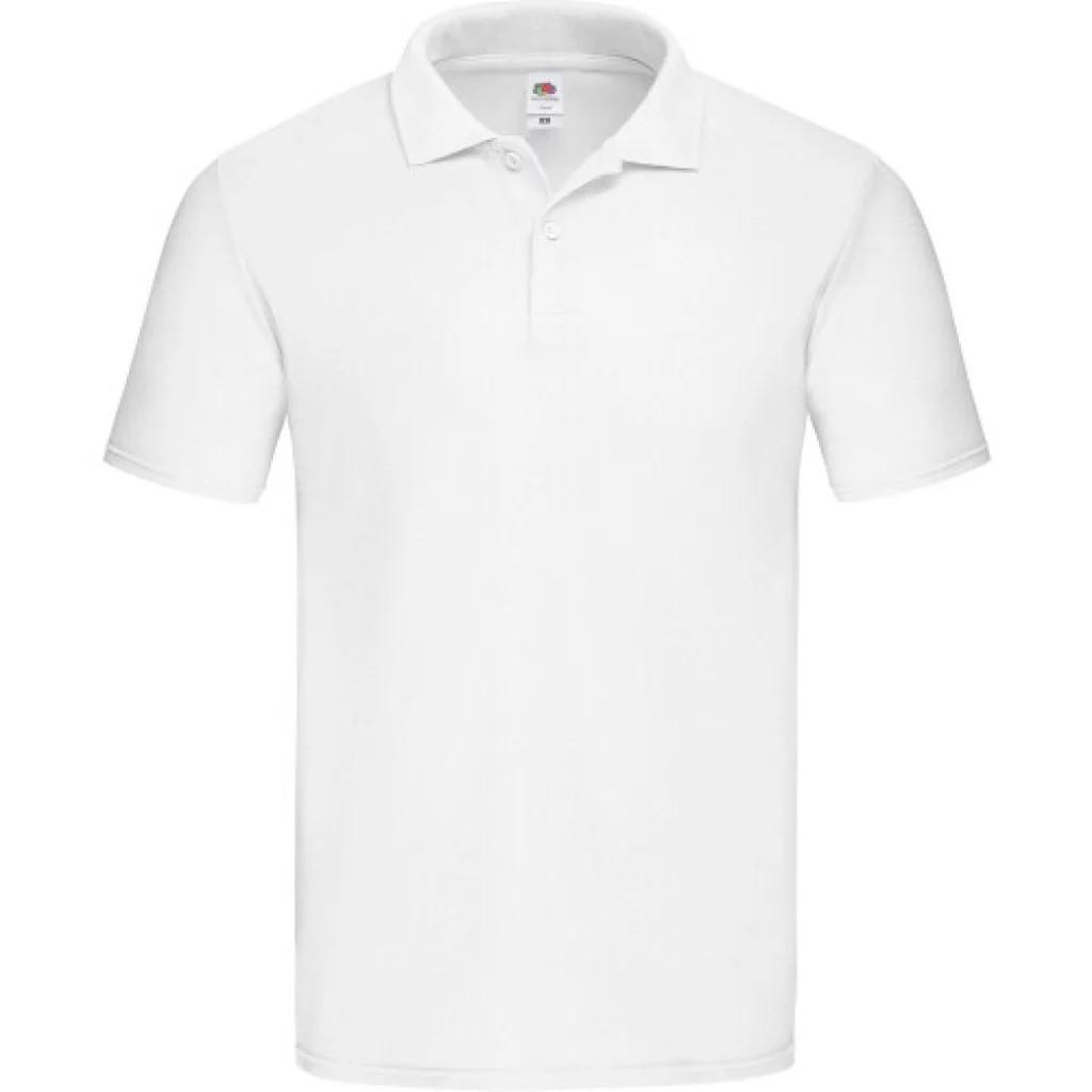 Pique, herre, hvit, 3XL