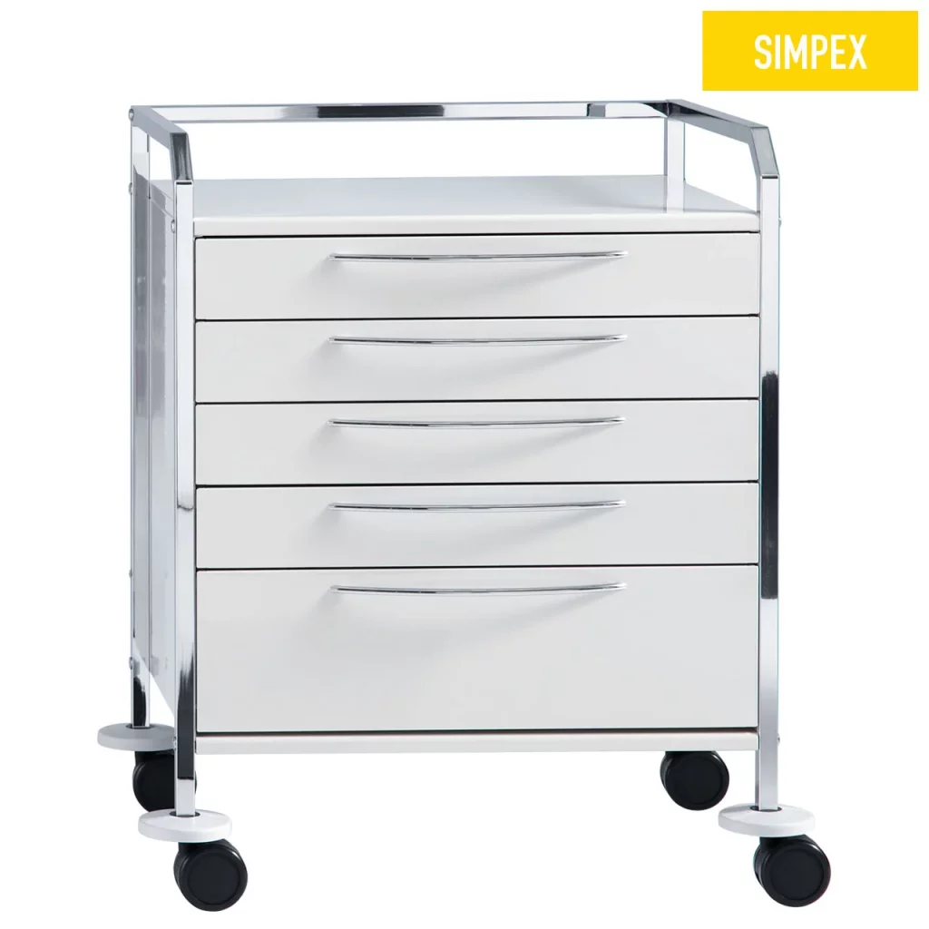 INSTRUMENTBORD Hygien-O-Star 40, 5 skuffer (4xB+1xC)