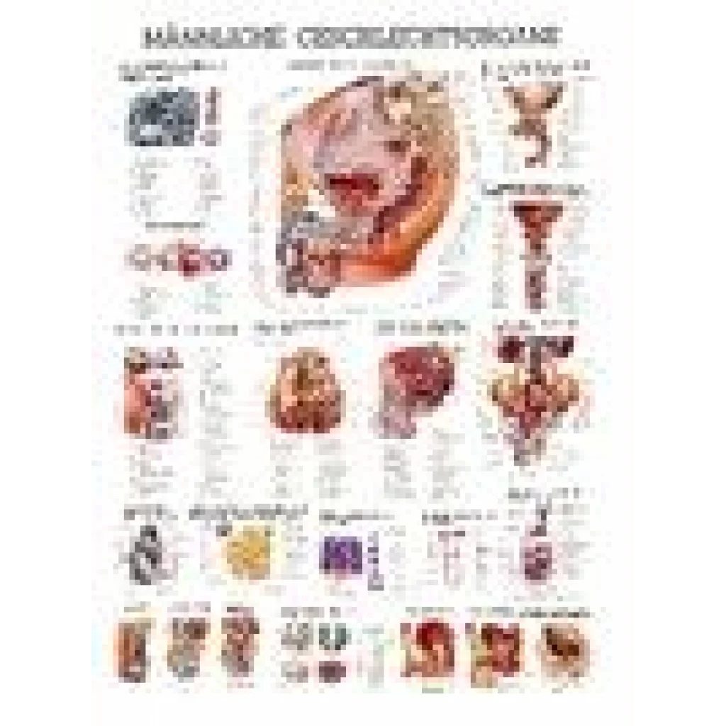 PLAKAT "Male genital organs" 70 x 100 cm AL123