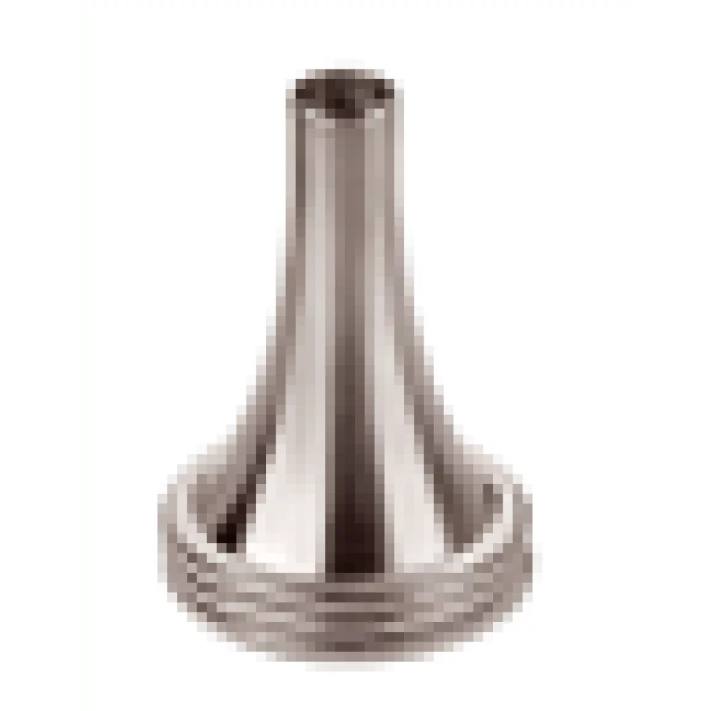 ØRETUBE HARTMANN voksen fig.2, 6mm, rustfritt stål - Medicon