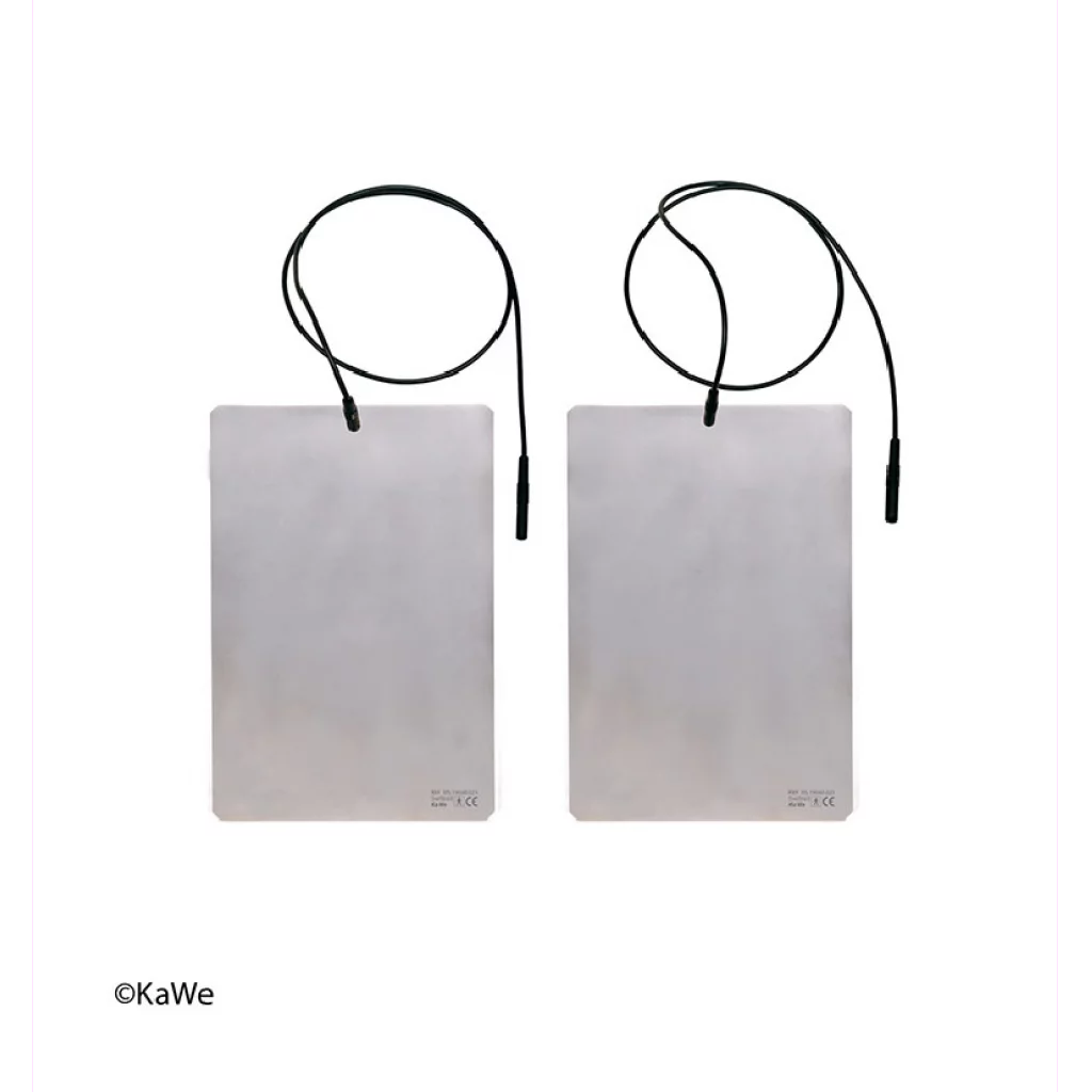 Elektrodeplater inkl. kabel. for iontofereseapprat SwiSto3