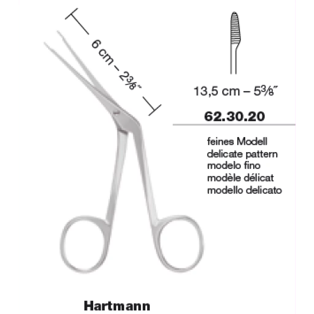 Øretang Hartmann 13,5cm fin modell øretampongtang - Medicon
