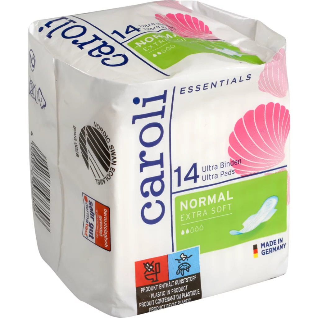 SANITETSBIND Caroli ultra  extra soft (pk. à 14) m/vinger