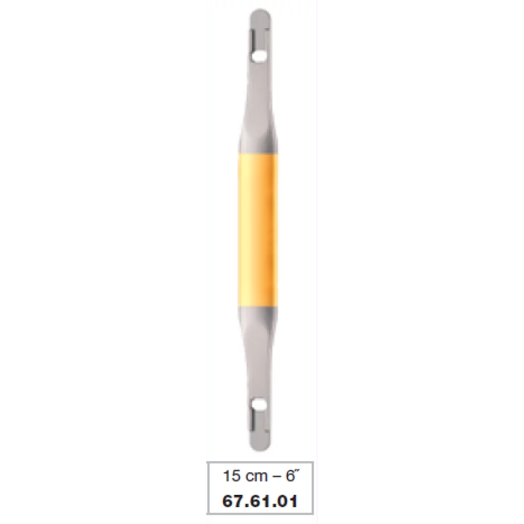 Neserasp, håndtak dobbeltsidig 15cm for 67.61.10-19 -Medicon